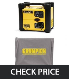 Champion-73536i-1700-Running-Watts2000-Starting-Watts-Gas-Powered-Portable-Inverter-and-Cover-Bundle