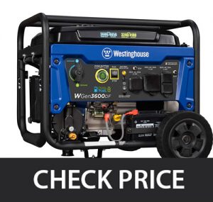 Westinghouse WGen3600DF Dual Fuel Gas and Propane