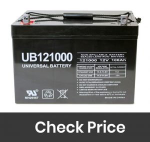 Universal Power Group 12V 100Ah Solar Wind