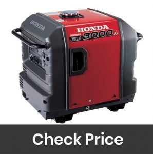 Honda EU3000IS1A Super Quiet Gasoline with Inverter 3000 starting power