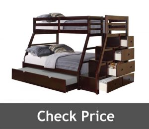 Acme Jason Bunk Bed with Storage Ladder and Trundle