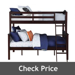 Dorel Living Bunk Beds Twin Over Full with Ladder