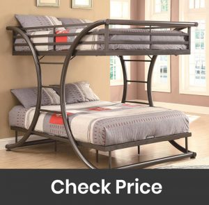 Stephan Full over Full Bunk Bed Gunmetal