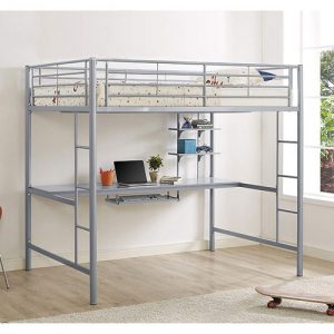 tiny room loft bed