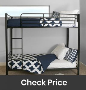 Home Accent Sturdy Metal Twin Bunk Bed