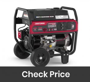 Craftsman 8000 Watt Portable Generator with Push Button