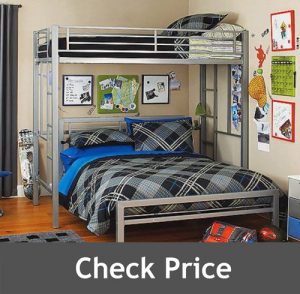 Your Zone Bed Metal Frame for Kids Bedroom Teenager and Dorm