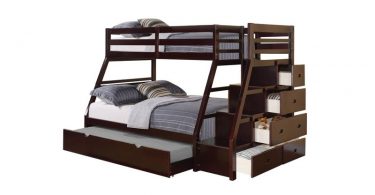 twin over full bunk beds with drawers